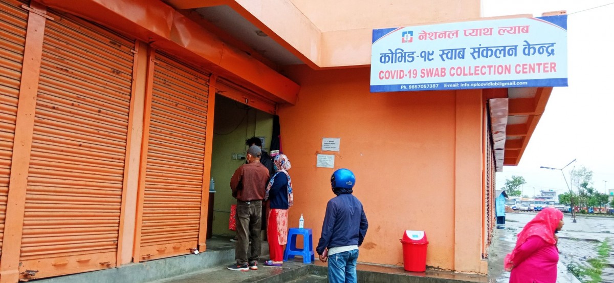 लुम्बिनी प्रेस क्लबमा आबद्ध पत्रकारहरुको पीसीआर परीक्षण सुरु