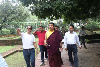उपाध्यक्ष लामाद्वारा बृहत्तर लुम्बिनी क्षेत्रको निरीक्षण