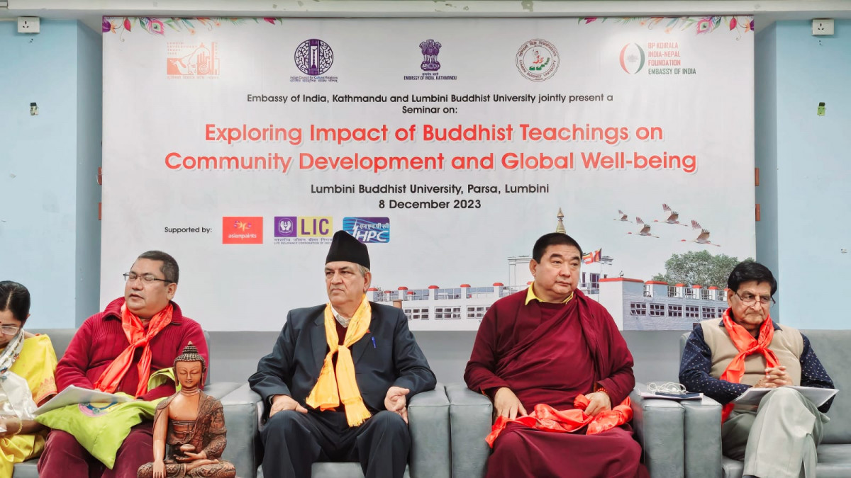 बौद्धधर्म र शान्तिको स्रोत बुद्धको पवित्र जन्मस्थल लुम्बिनी हो : उपाध्यक्ष डा.लामा